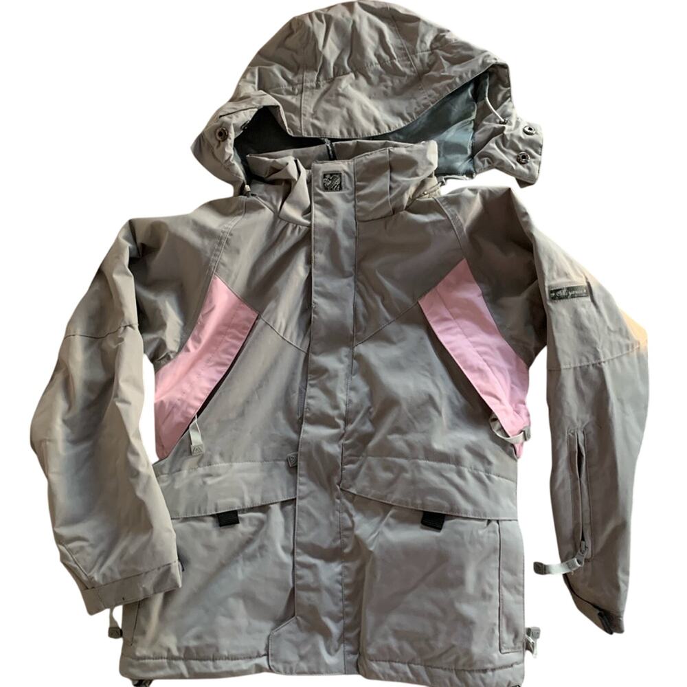 EUC Allyance hooded snowboarding, skiing jacket Girls Medium